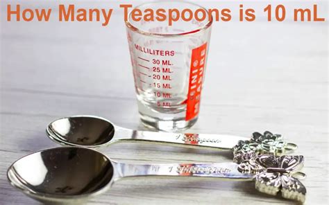 10 Ml In Teaspoons
