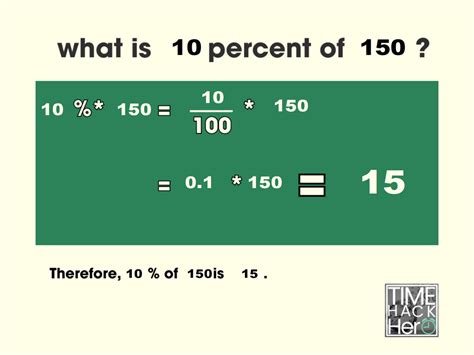 10 Percent Of 150