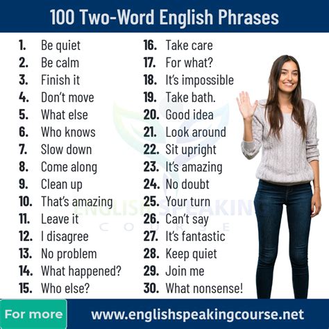 2 Word Phrases