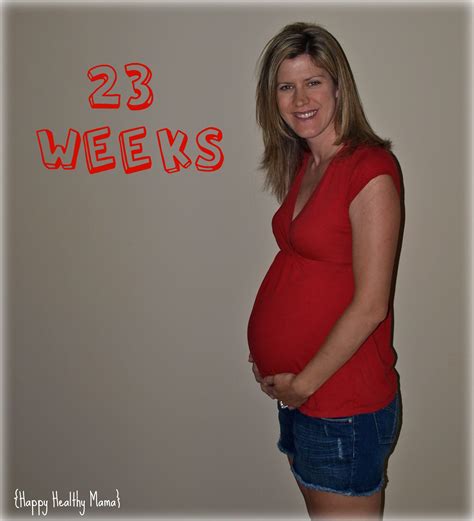 23 Weeks Pregnant Belly
