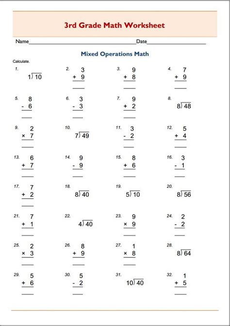 3Rd Grade Math Problems