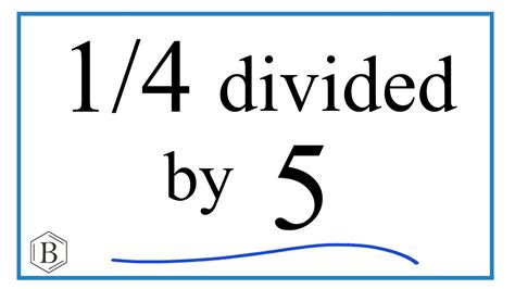 4 Divided By 2/5