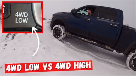 4Wd High Vs Low
