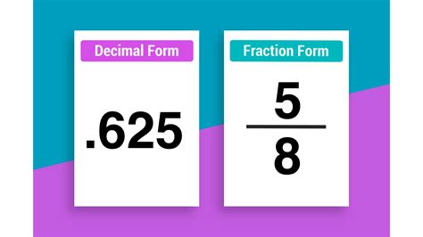 .625 In Fraction