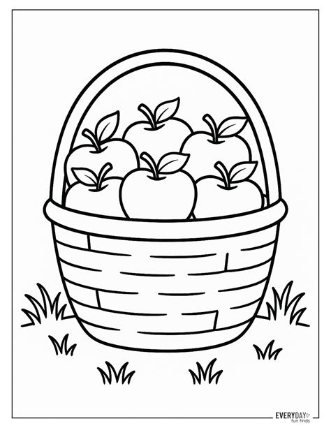 Apples Coloring Page
