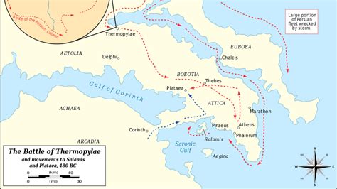 Battle Of Thermopylae Map