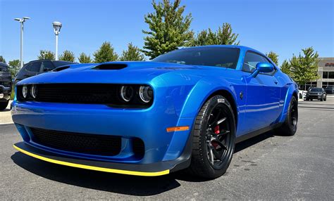Blue Dodge Challenger