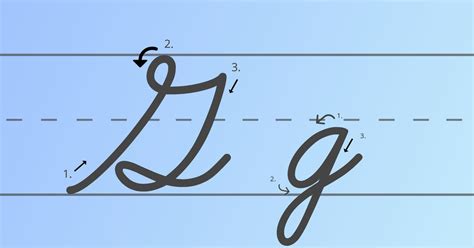Capital G In Cursive