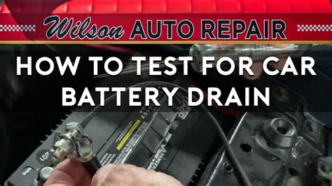 Car Battery Drain Rate