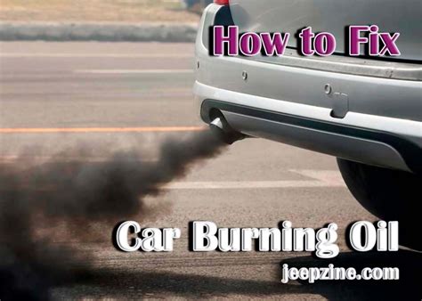 Car Burning Oil Fast