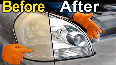 Car Headlights Oxidation