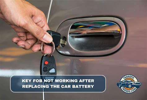 Car Key Not Working After Replacing Battery