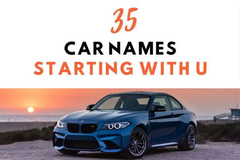 Car Models Beginning With U