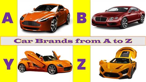 Car Models Beginning With Z