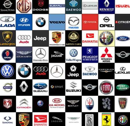 Car Models By Manufacturers List