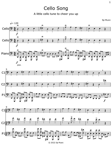 Cello Song Notes