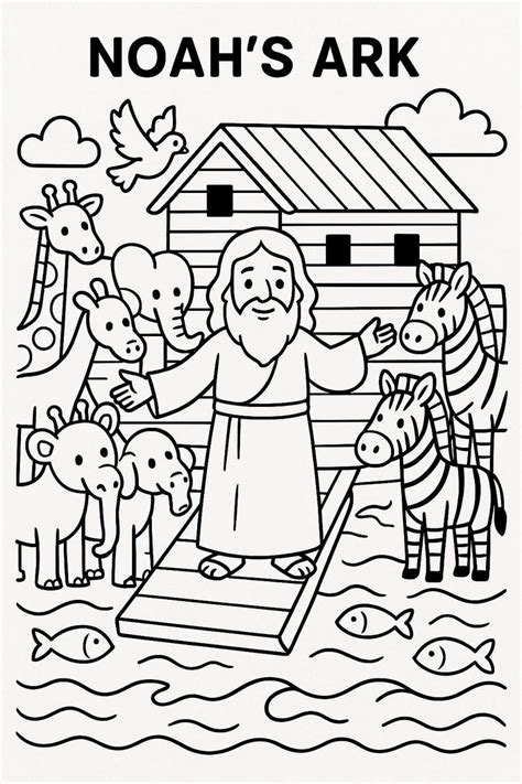 Children's Bible Coloring Sheets