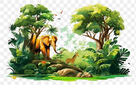 Clip Art Of Jungle