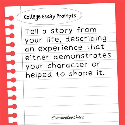 College Essay Ideas