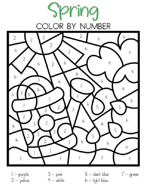 Color By Number Pdf