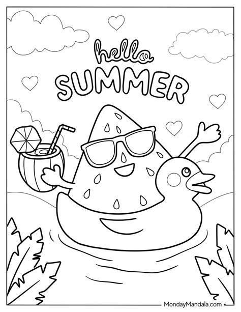 Coloring Pages Summer
