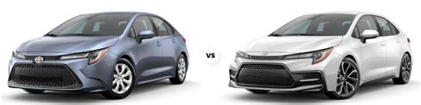 Corolla Se Vs Le