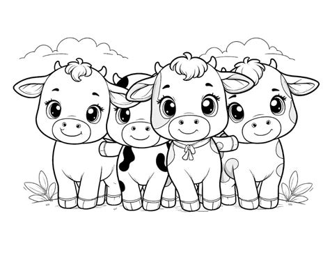Cow Coloring Page