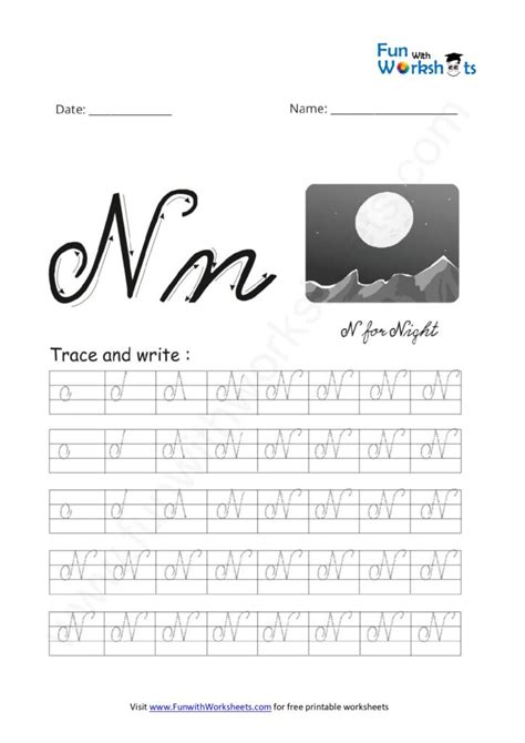 Cursive Capital N