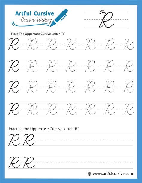 Cursive R Uppercase