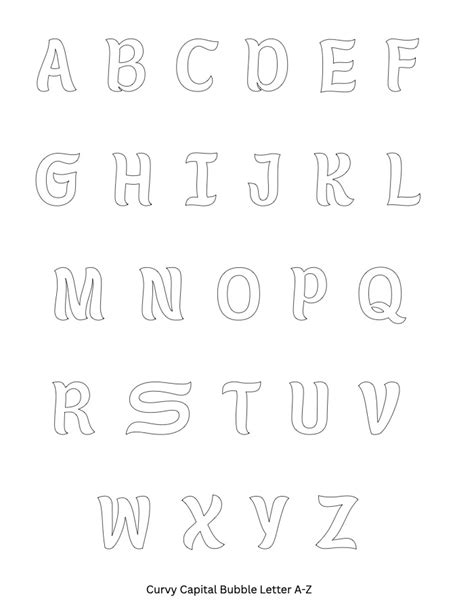 Curvy  Letter