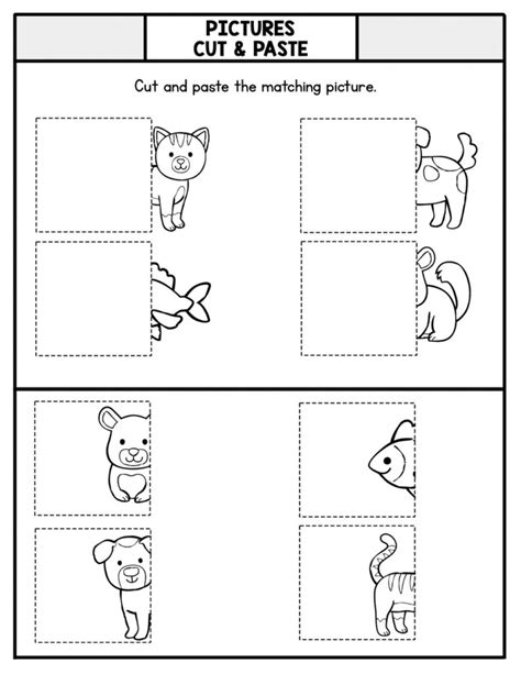 Cut And Paste Worksheets