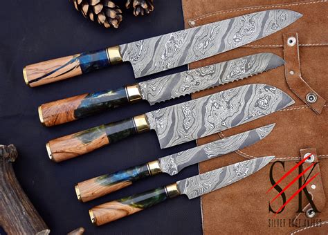 Damascus Cooking Knives