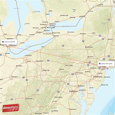 Detroit To New York