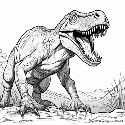 Dinosaurus Coloring Page
