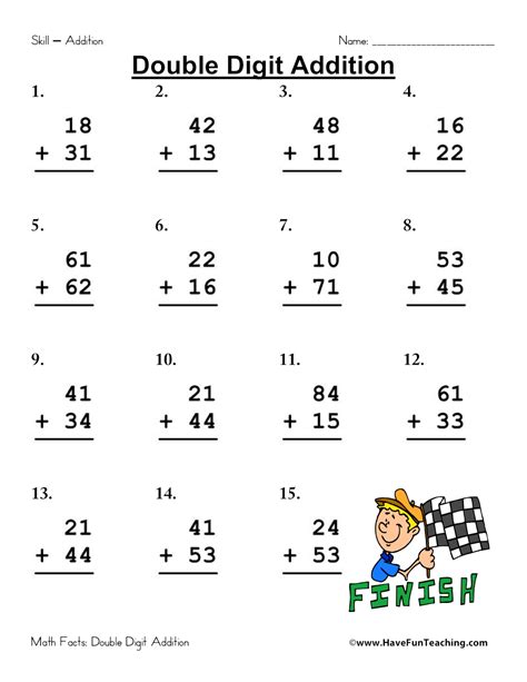 Double Digit Addition