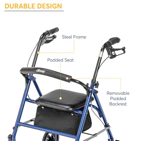 Drive Walker With Seat