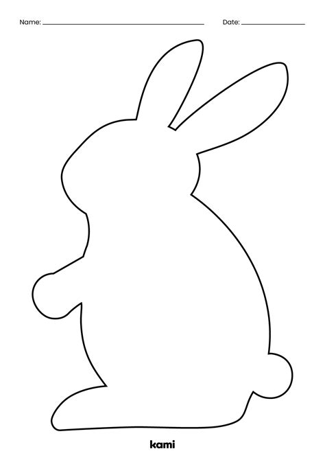 Easter Bunny Outline