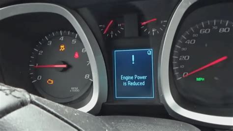 Engine Power Reduced Chevy