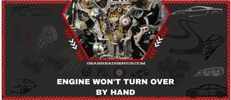 Engine Wont Turn Over