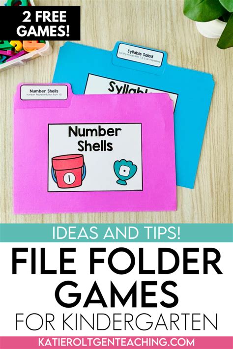 File Folder Games