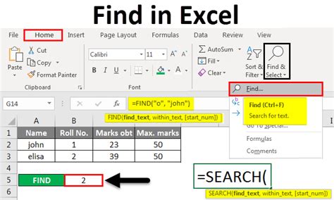 Find En Excel