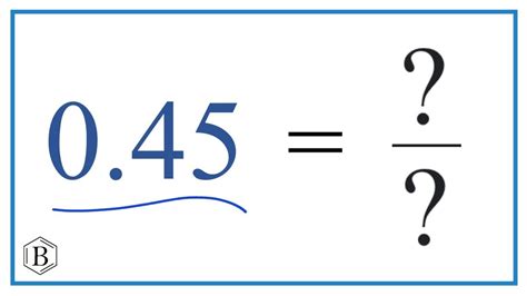 Fraction Of 0.45