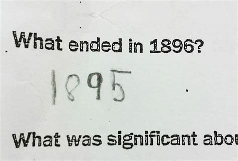 Funny Maths Exam Answers