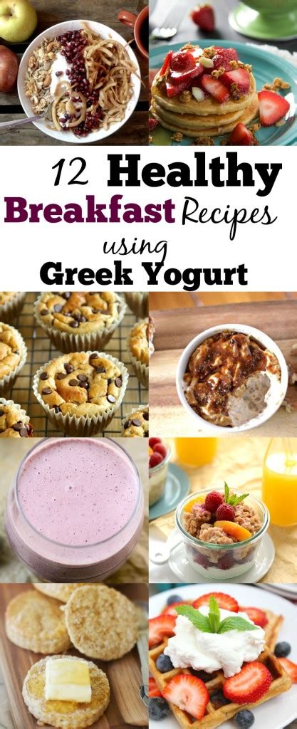 Greek Yogurt Breakfast Recipes