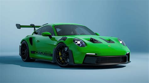 Green Porsche 911