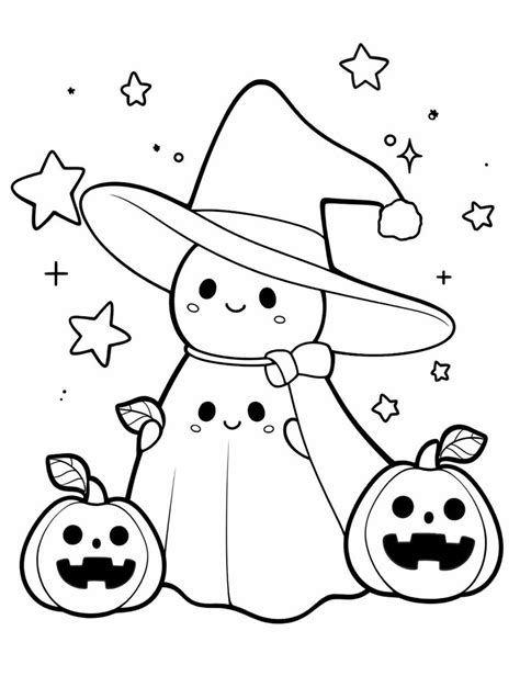 Halloween Coloring Pages Cute