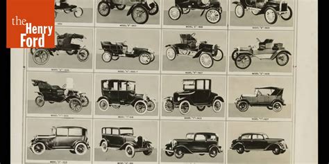 History Of Ford Cars In Pictures
