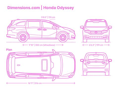 Honda Odyssey Dimensions
