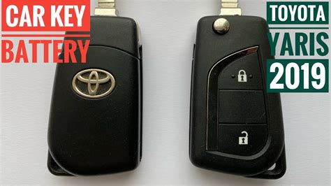 How To Change Car Key Battery Yaris