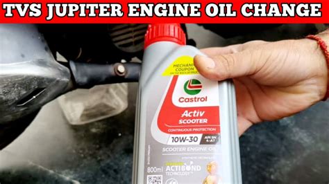 How To Change Engine Oil In Jupiter